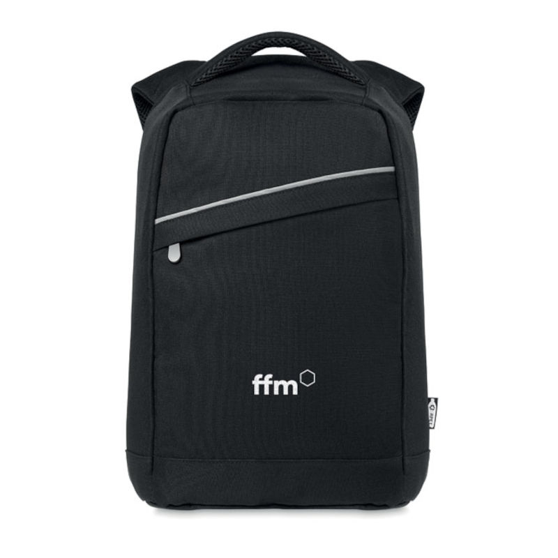 mochila jaspeada cremallera seguridad